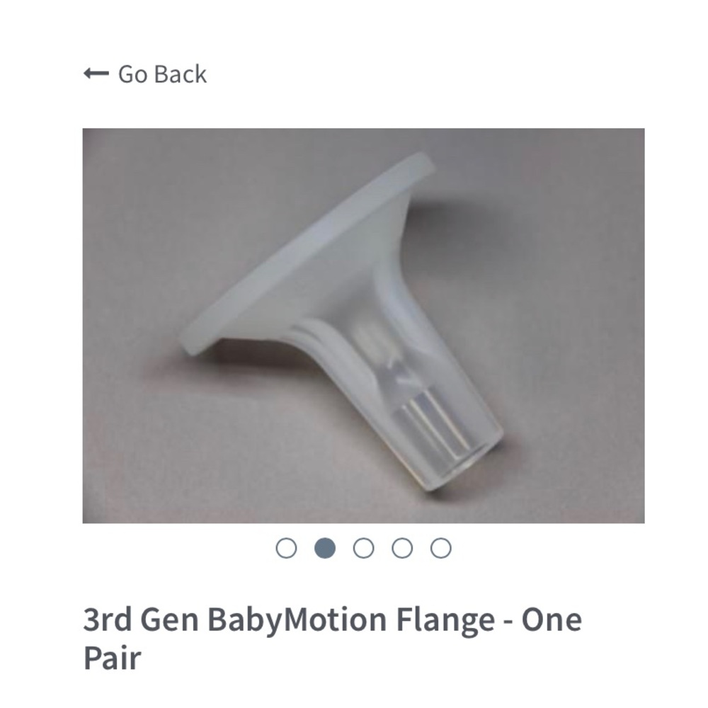 ISO 18 mm lacteck baby motion flanges